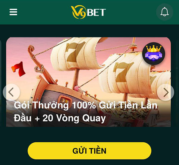 Gửi tiền V9bet