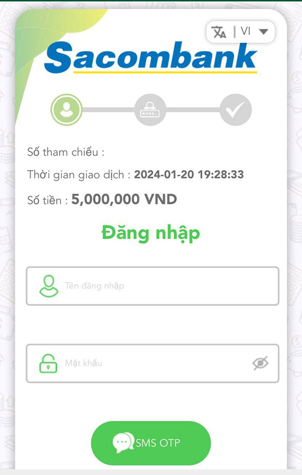 Nạp tiền vào tài khoản V9bet